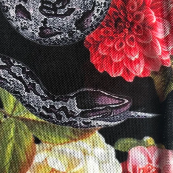 NWOT Nasty Gal Sheer London Body-con Dress - Picture 12 of 16